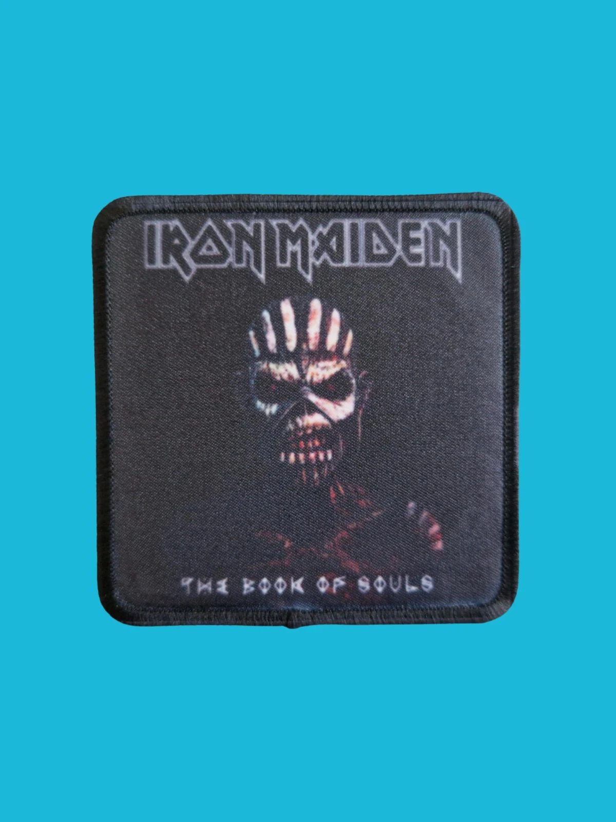 Patch Iron Maiden - The Book of Souls - Imprimé - Carré de 7,5 x 7,5 centimètres